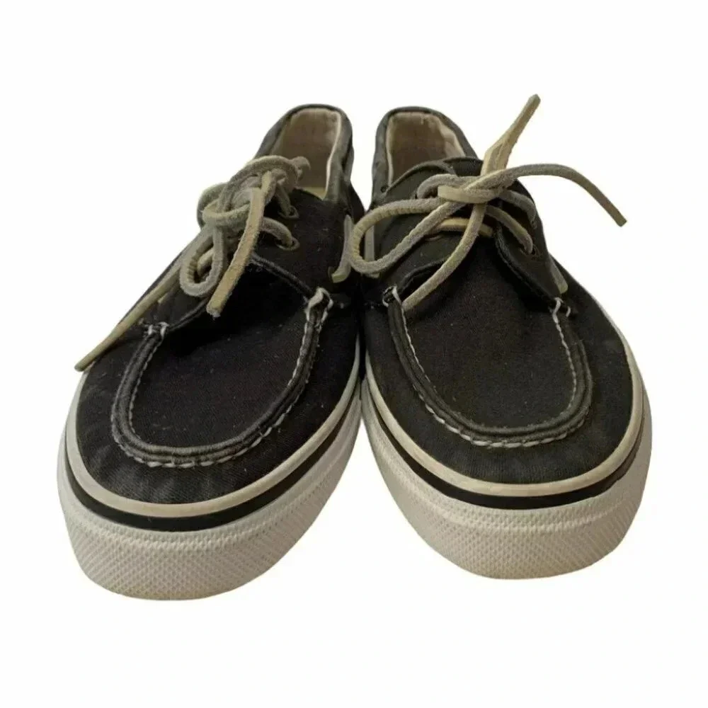 Sperry top-sliders Mens 9M‎ gray boat shoes Preppy